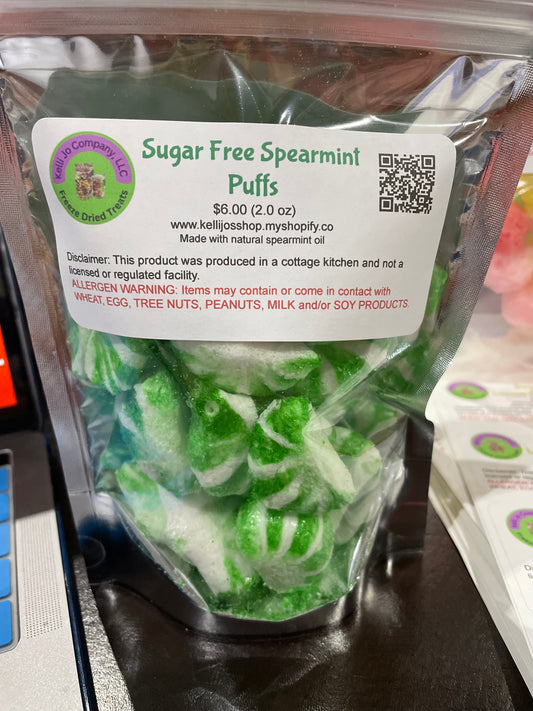 Sugar Free Spearmint Puffs