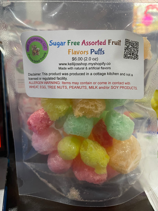 Sugar Free Assorted Fruit Flavors Puffs